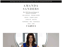 Tablet Screenshot of amandasanders.com